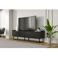 thumbnail image 2 of Manila Tv Stand Wooden Black, 2 of 10