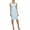 Light Blue, variant on Womens Purple Stretch Zippered Embellished Ruched Compression Ruffled Sleeveless V Neck Above The Knee Evening Sheath Dress 8