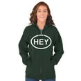 thumbnail image 4 of Hey Girl Funny Novelty TV Show Logo Zip Up Hoodie Men's Women's Brisco Brands 3X, 4 of 6