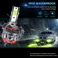 thumbnail image 4 of 9006 LED Headlight Bulbs,30W 3000 Lumens Super Bright LED Headlights Conversion Kit IP68 Waterproof,Pack of 2, 4 of 7
