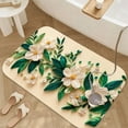 thumbnail image 5 of 1pc Paper Quilling Flowers Absorbent Non-Slip Bathroom Thickened Flannel Rug Decor,Soft,Quick Drying,Suitable For Indoor/outdoor Use,Bathrooms,Bedrooms,Kitchens,Terrace,Laundry Rooms,16"x24", 5 of 9