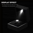 thumbnail image 1 of Ring Box, Jewelry Display Case Gift Ring Display Box, Box Organizer Velvet Ring For Proposal Engagement Wedding Ring Display Case, 1 of 8