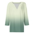 thumbnail image 5 of Fall Tops for Plus Size Women 2025 Womens Shirts Casual Trendy 3/4 Length Sleeve Womens Tops Womens Blouses Fall My Orders Fashion Gifts, 5 of 6