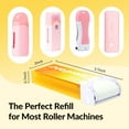 thumbnail image 6 of Waxfans Roll on Wax ,Honey Wax Roller for Hair Removal, at Home Waxing Kit for Women,Wax Strips,Soft Wax, Not included :roll on wax warmer, 6 of 7