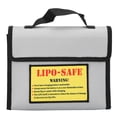 thumbnail image 1 of Ya2011 Model Airplane Lithium Battery AntiExplosion Bag Double Layer Fire Bag Silver,, 1 of 5