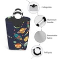 thumbnail image 4 of KLL Space Laundry Hamper,Large Canvas Fabric Lightweight Storage Basket Toy Organizer Dirty Clothes Collapsible Waterproof, 4 of 6