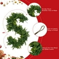thumbnail image 3 of Inadays 6 Ft Christmas Garlands Norfolk Pine Garland Real Touch Artificial Faux Greenery Garland Xmas Decorations Holiday Indoor Outdoor Decor for Table Mantel Porch Wall, 3 of 7