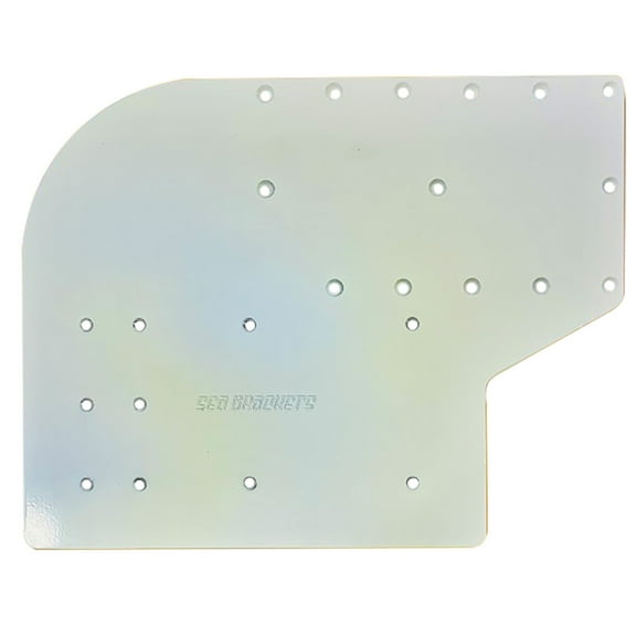 Sea Brackets SEA2305 Large Offset Trolling Motor Plate for Minn Kotas Quest