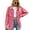 Pink, variant on YTDSCS Women's Jean Jacket Washed Button up Denim Jacket with Pockets Loose Spring Fall Casual Cowboy Outwear Coat for Womens S-XXL