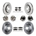 thumbnail image 1 of Transit Auto Front Rear Hub Bearings Assembly Disc Brake Rotors and Ceramic Pads Kit (10Pc) for Car 2017-2018 Dodge Charger RWD with 5.7L with 370mm Diameter Rotor - Left Right Side KBB-119268, 1 of 11
