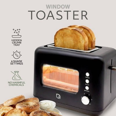2 Slice Toaster with Window