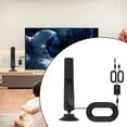 thumbnail image 4 of Antena de televisión digital, antena de TV de alta definición interior, 1080P, señales estables que reciben una fácil instalación, ventosa compacta con antena Digital amplificadora de señal, 4 of 8