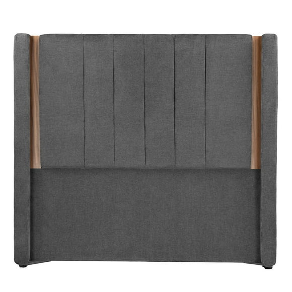 Cabecera Queen Size Linz Dicasa Gris Oscuro