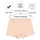 thumbnail image 5 of Control Shorts Women Underwear High Waist Double Crotch Beige Enhancement 1Pcs, 5 of 5