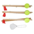 thumbnail image 4 of Ice Fishing Rod Flag, Ice Fishing Flag High Stability High Efficiency Wood 3Pcs  For Winter, 4 of 8
