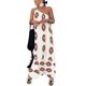 thumbnail image 1 of Vestido PRETTYGARDEN Maxi Floral Bohemio de Un Hombro Blanco Talla L, 1 of 8