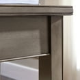 thumbnail image 6 of Leick Home 1-Drawer Solid Wood Laurent Side Table with Shelf, Smoke Gray Wash, 6 of 13