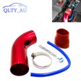 thumbnail image 3 of Kit de Tuyau d'Admission d'Air Froid pour Voiture Système de Filtre Rouge Universel, 3 of 4
