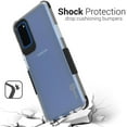thumbnail image 5 of CoverON Samsung Galaxy S20 Case Clear Slim Fit Protective TPU Rubber Phone Cover - Collider Series, 5 of 7