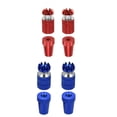 thumbnail image 1 of 2set Aluminum RC Transmitter Stick Ends Controller Thumb Rocker M3 Thread for TX Futaba / / Red & Blue, 1 of 8