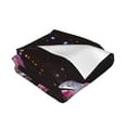 thumbnail image 3 of XMXT Throw Blanket, Cartoon Flamingo Art Graffiti Machine Washable Blankets for Sofa, 40 x 30 inches, 3 of 9