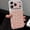 Pink, variant on Decase Leopard Print Pattern Glitter Case for iPhone 17 Pro,Slim Shockproof Hybrid Cover,Supports Qi Wireless Charging,Electroplated Glossy Edge Hard Case,White