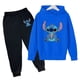thumbnail image 3 of Conjuntos de sudadera de Stitch Disney para niños, sudaderas y pantalones cálidos de moda, traje de 2 piezas, ropa de exterior de moda, regalos de cumpleaños y Navidad, 3 of 5