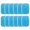 Blue 12pcs, variant on LINASHI 6/12/20/30Pcs Abs Stimulator Training Replacement Gel Sheet Pads for Abdominal Muscle Trainer, Accessory for Workout Toning Belt