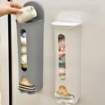 thumbnail image 2 of Kitchen Plastic Bag Storage Rack Wall Hanging Bathroom Garbage Bag Storage Box, 2 of 5