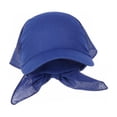 thumbnail image 3 of Pañuelo tipo bandana para mujer, gorro, turbante, regalo para citas, montar a caballo y andar en bicicleta. Azul, 3 of 9