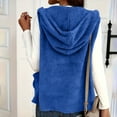 thumbnail image 4 of Diufon Fleece Vest Women Sleeveless Fuzzy Fleece Hooded Jackets Fall Winter Warm Cardigans with Pockets, 4 of 9