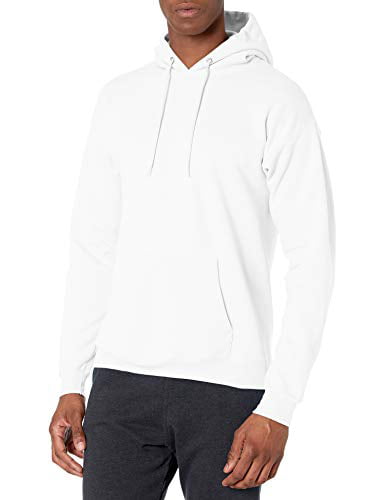 Hanes Men's Pullover EcoSmart Hooded Sweatshirt, white, 3XL - Walmart.com