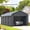 Gray, variant on 10' x 15' Carport Replacement Sidewall Panel Set – UPF50+ Waterproof Side Wall Cover for Carports, White