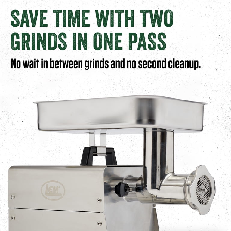 Free Shipping! LEM Products Dual Grind #22 Big Bite 1HP Meat