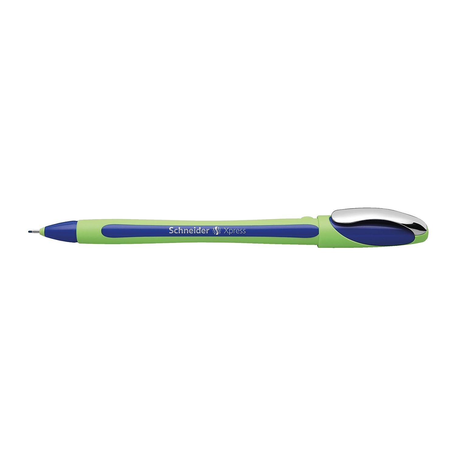 Stride Schneider Xpress Fineliner Pen 0.8mm Needle Tip Blue 10/Box 190003