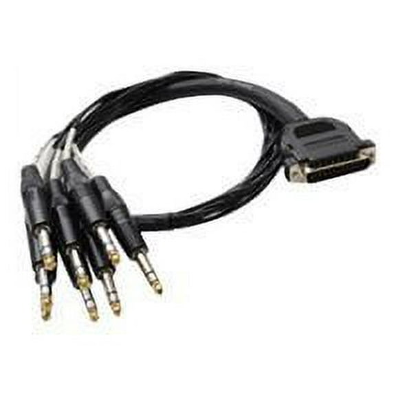 Seismic Audio DB25 to 8 Channel 1/4" TRS 3 Foot D-Sub Snake Cable Patch Bay Interface Modular - SA-DB8T3