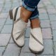 thumbnail image 5 of NECHOLOGY Botas Mujer Zapatos Botines de mujer Botines con cinturón de comercio exterior para mujer, zapatos de mujer con cremallera lateral y cabeza redonda de Europa y Unidos, 2023 (Black, 7), 5 of 7