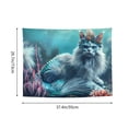 thumbnail image 6 of Easygdp Cat Underwater Fantasy Tapestrys Boutique Decor Wall Hanging for Living Room Bedroom Office Decor 29x37in, 6 of 8