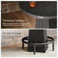 thumbnail image 5 of Tribesigns Bar Table, 37.4" High Round Pub Table Home Bar Unit for Small Space, Black, 5 of 10