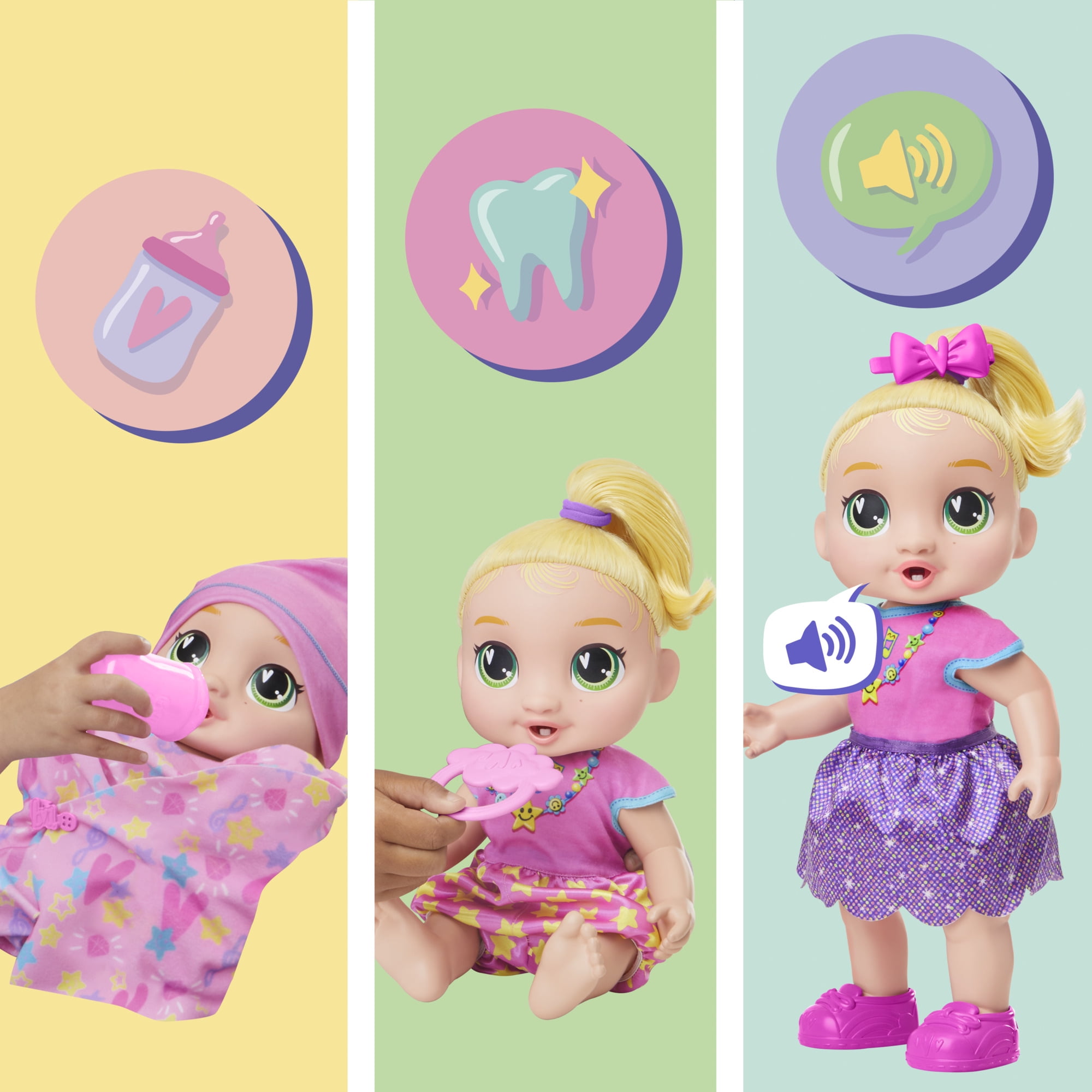 Baby Alive Baby Grows Up LaLa GooGoo Interactive Baby Doll