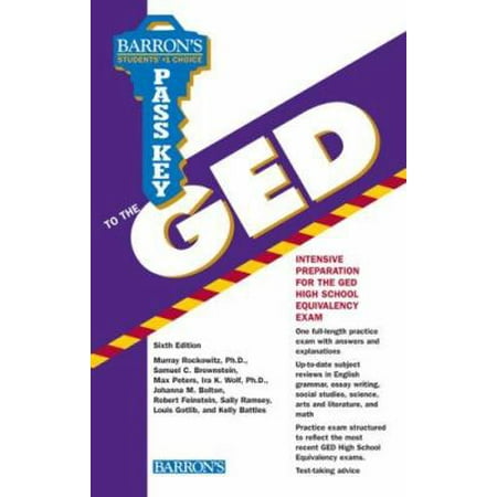 Pass Key to the GED (Barron's Pass Key to the GED) [Paperback - Used]