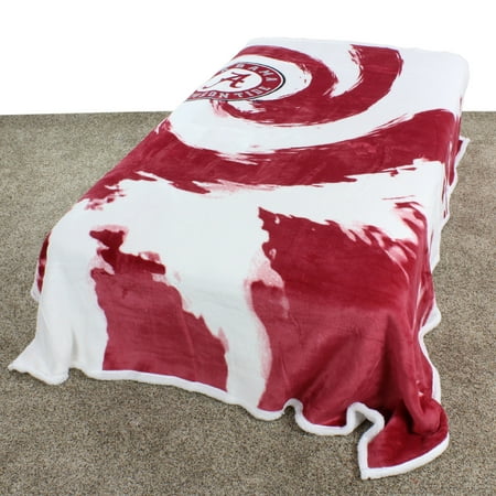 Alabama Crimson Tide Super Soft Sherpa Blanket, 63" x 86 ...