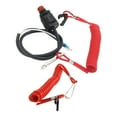 thumbnail image 3 of Interruptor de parada del motor,Interruptor de parada del motor de seguridad de emergencia fuera de borda,Conjunto de interruptor de parada urgente para matar cordón de barco,Reemplazo del, 3 of 9