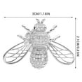 thumbnail image 2 of Miangastore Silver Clothing Pin Vintage Design Collecting Badges 1Pcs 0.6x0.8x1.2In, 2 of 8