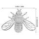 thumbnail image 2 of Broche de abeja, pin de solapa vintage, pin de insignia de banquete, pin de mochila, pin de ropa, 2 of 5