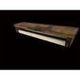 thumbnail image 1 of Creative Hardwoods 7O-O1AU-PBCN Reclaimed Barnwood Box Beam Fireplace Shelf Mantel - Tan - 6 x 8 x 48 in., 1 of 1