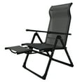 thumbnail image 2 of Caravan Sports Ergo+ Patio Folding Chair Gray, Flip Out Footrest, 300 LBS Weight Capacity, 7 Recline Positions, 2 of 5