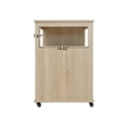 thumbnail image 6 of Home Rolling Kitchen Island With Storage Drawers, Rolling Mobile Kitchen Island Table On Wheels With Spice Rack, Kitchen Bar Serving Cart For Hotel Dinning Room, 6 of 9