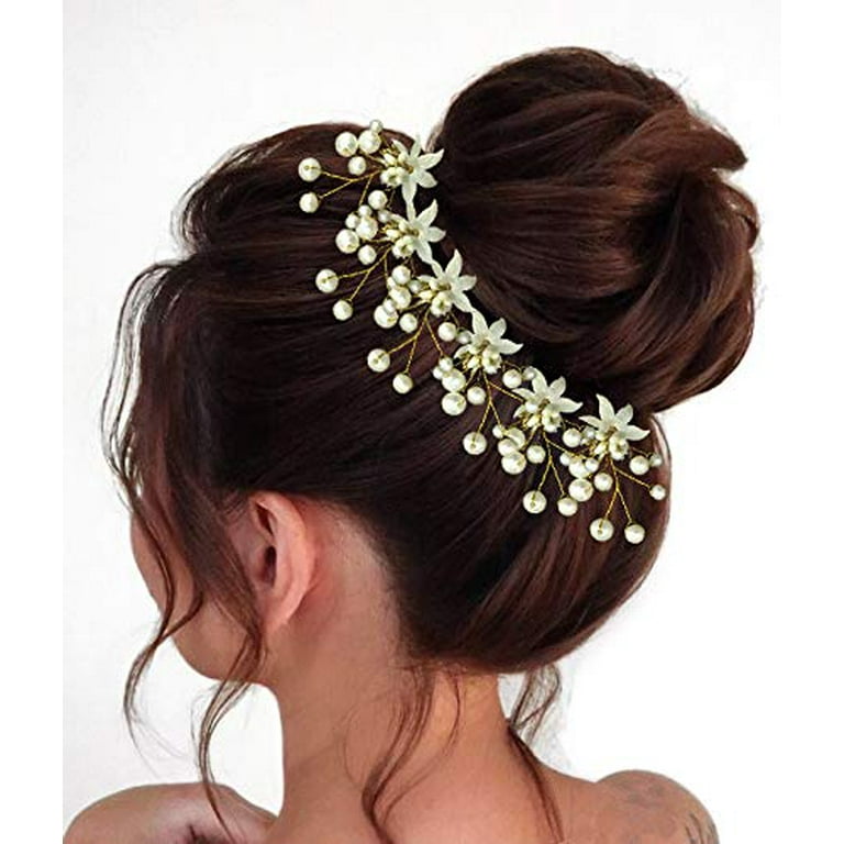 Hair Flare 2207 Pearl Made Artificial Bridal Hair Pin Accessories