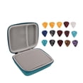 thumbnail image 4 of Guitar Pick Holder Case, Waterproof Guitar Pick Bag Set Large Space Scratch Resistant  For Storage Blue With Strap, 4 of 8